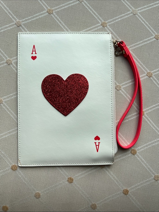 kate spade Handbags - Kate Spade Ace of Hearts Playing Card Wristlet & Pouch